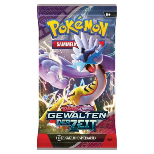 Pokemon-Sammelkarten-TCG-Gewalten-der-Zeit-Booster-Pack-Karmesin-Purpur