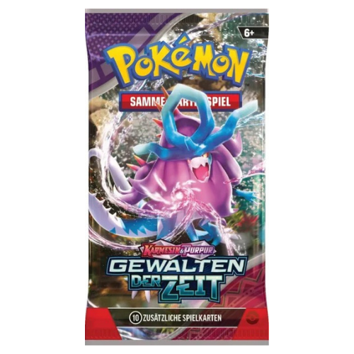 Pokemon-Sammelkarten-TCG-Gewalten-der-Zeit-Booster-Pack-Karmesin-Purpur
