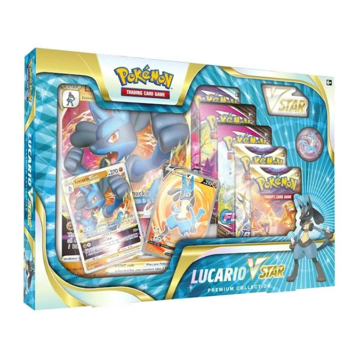 Pokémon TCG - Lucario VSTAR Premium Collection Box - Sprache: Englisch