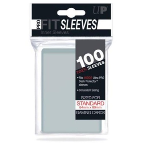 Ultra Pro- Standard Inner Sleeves - Pro-Fit Card Clear