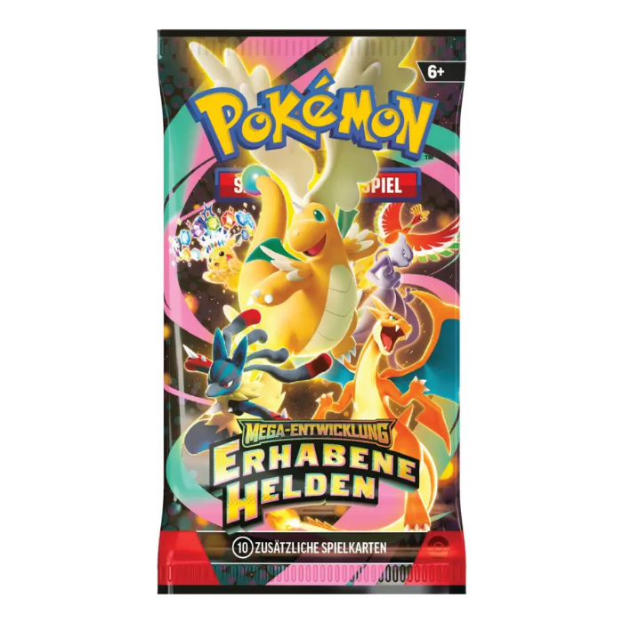 Pokémon - Mega-Entwicklung - Erhabene Helden Booster - Sprache: Deutsch