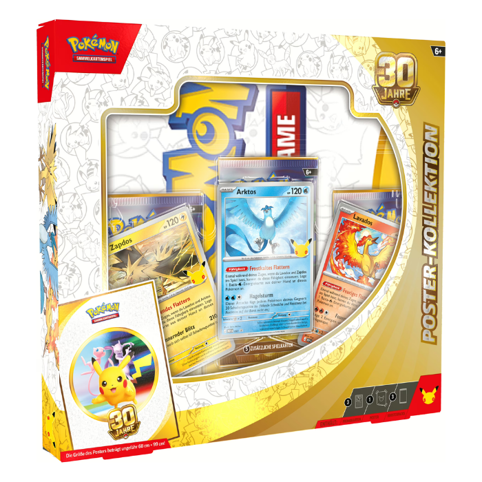 Pokémon - 30 Jahre Jubiläum Poster Kollektion Box - Sprache: Deutsch