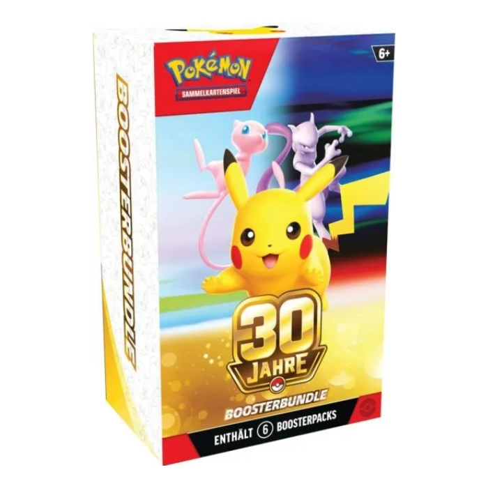 Pokémon - 30 Jahre Jubiläum Boosterbundle Box - Sprache: Deutsch