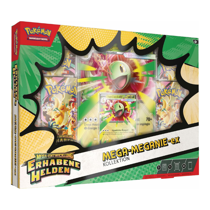 Pokémon - Erhabene Helden Mega-Meganie-ex Kollektion Box - Sprache: Deutsch