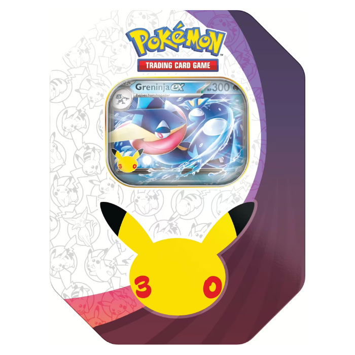 Pokémon - 30th Celebration Greninja ex Tin Box - Sprache: Englisch