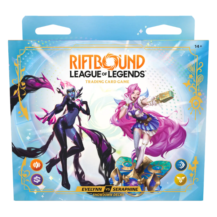 Riftbound League of Legends - Radiance Showdown-Deck „Evelynn vs. Seraphine“ - Sprache: Englisch