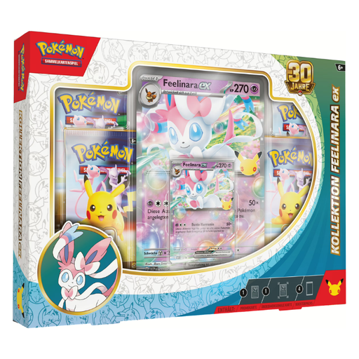 Pokémon - 30 Jahre Jubiläum Feelinara-ex Kollektion Box - Sprache: Deutsch