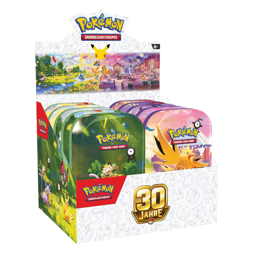 Pokémon - 30 Jahre Jubiläum Mini-Tin-Box - Sprache: Deutsch